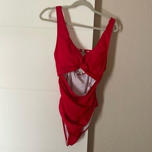 Gorgeous red swimsuit